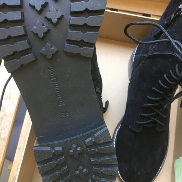 Reformation Sienna %100 Eco Suede Boots - Picture 9 of 11